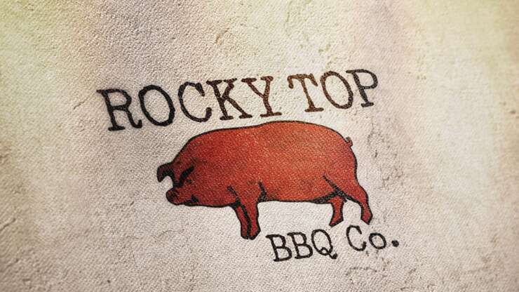 Rocky Top BBQ Logo Design