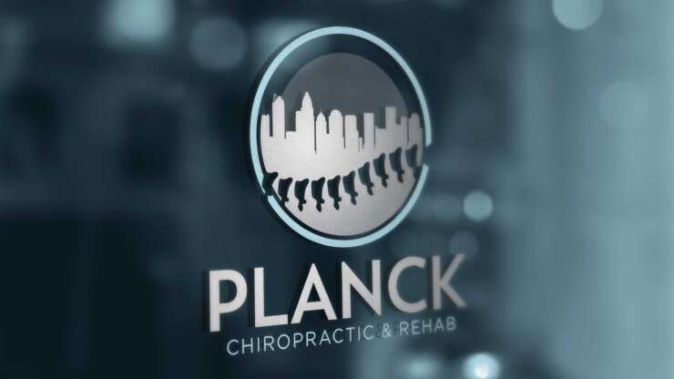 Planck Chiropractic Logo Design